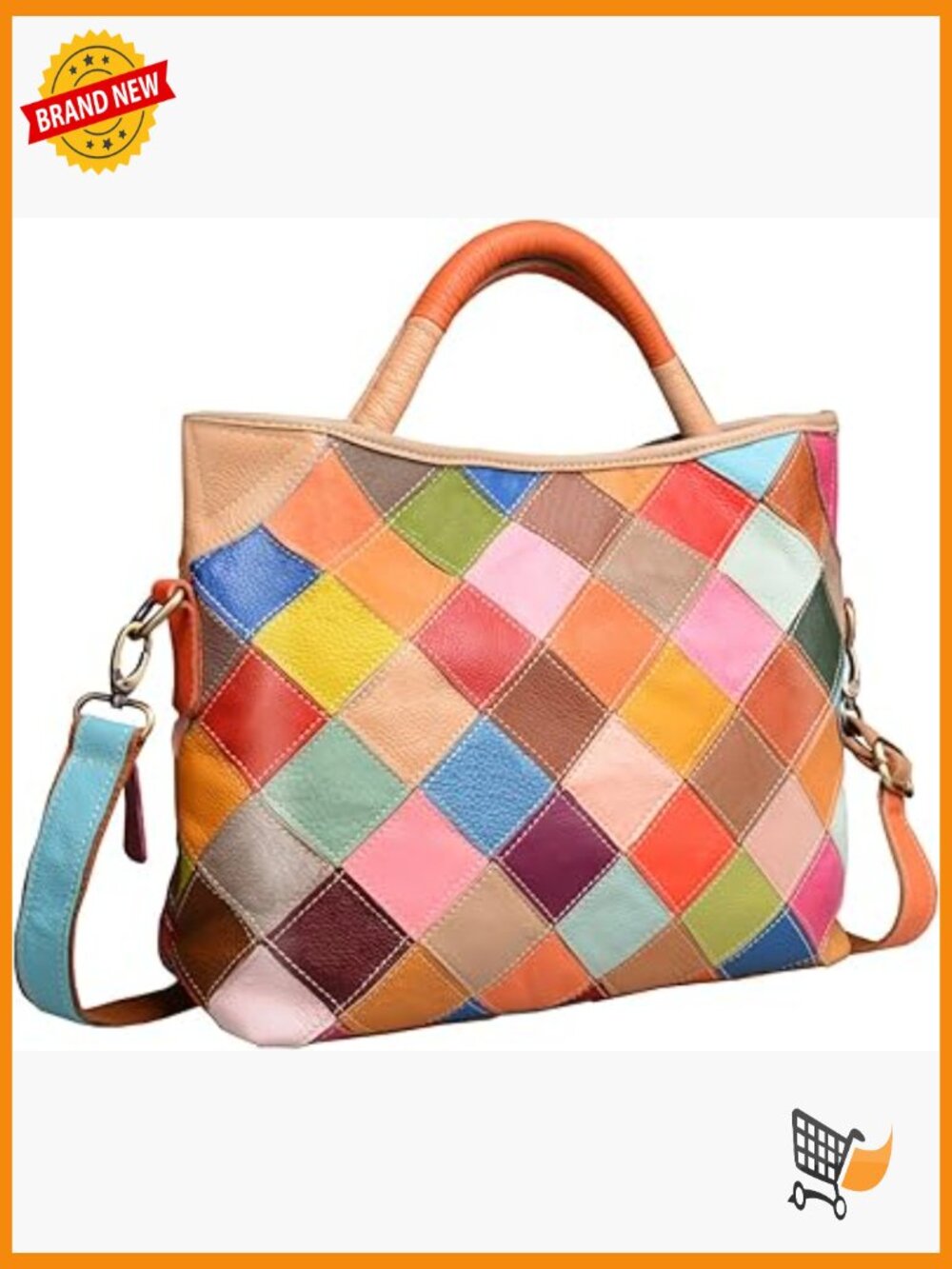 Genuine Leather Hobo Bag Crossbody Tote Shoulder Purse